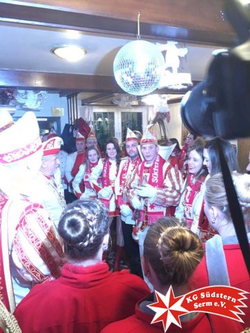 16.02.2017 - Wagenbauessen Prinzengarde mit Stadtprinz